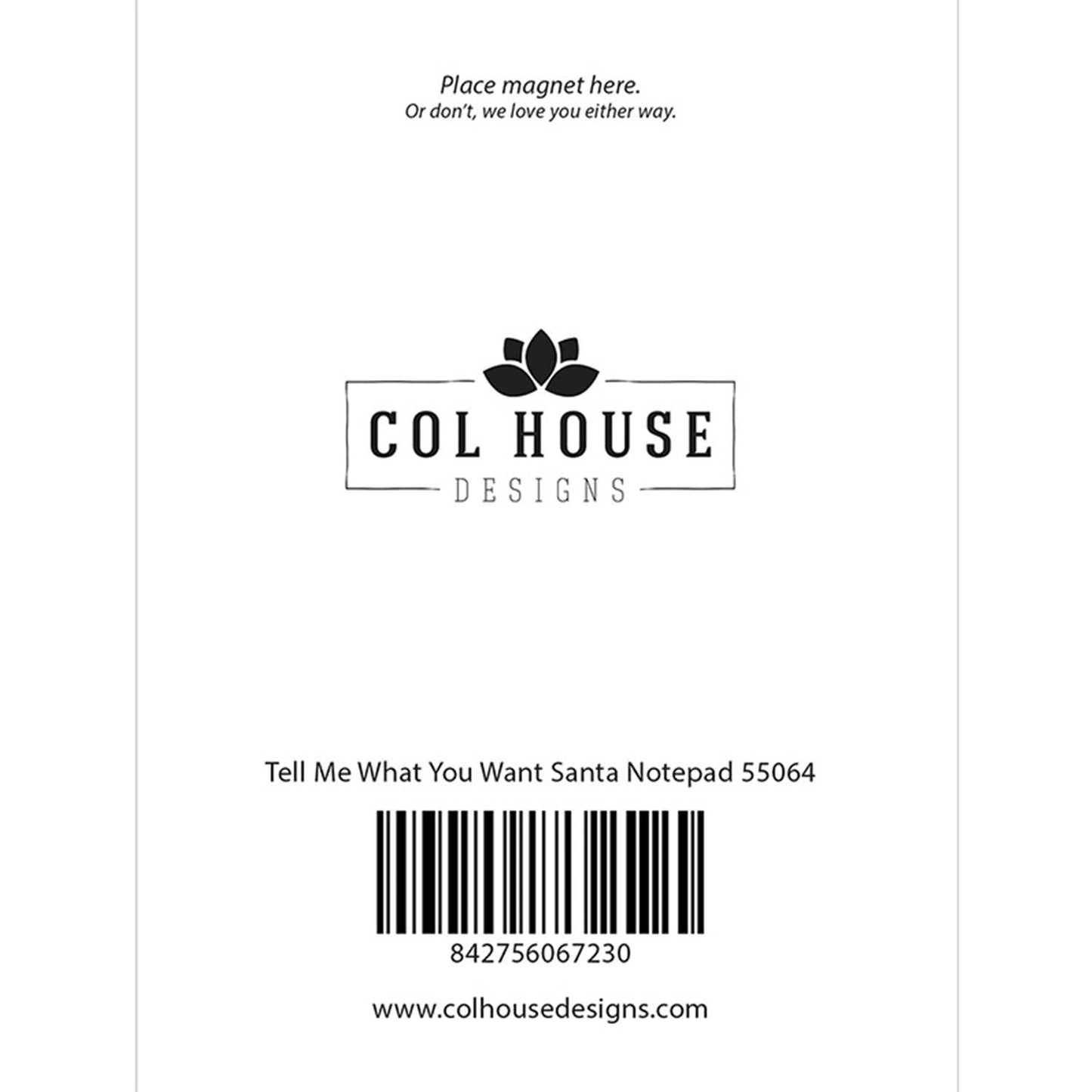 Tell Me What You Want Santa Notepad