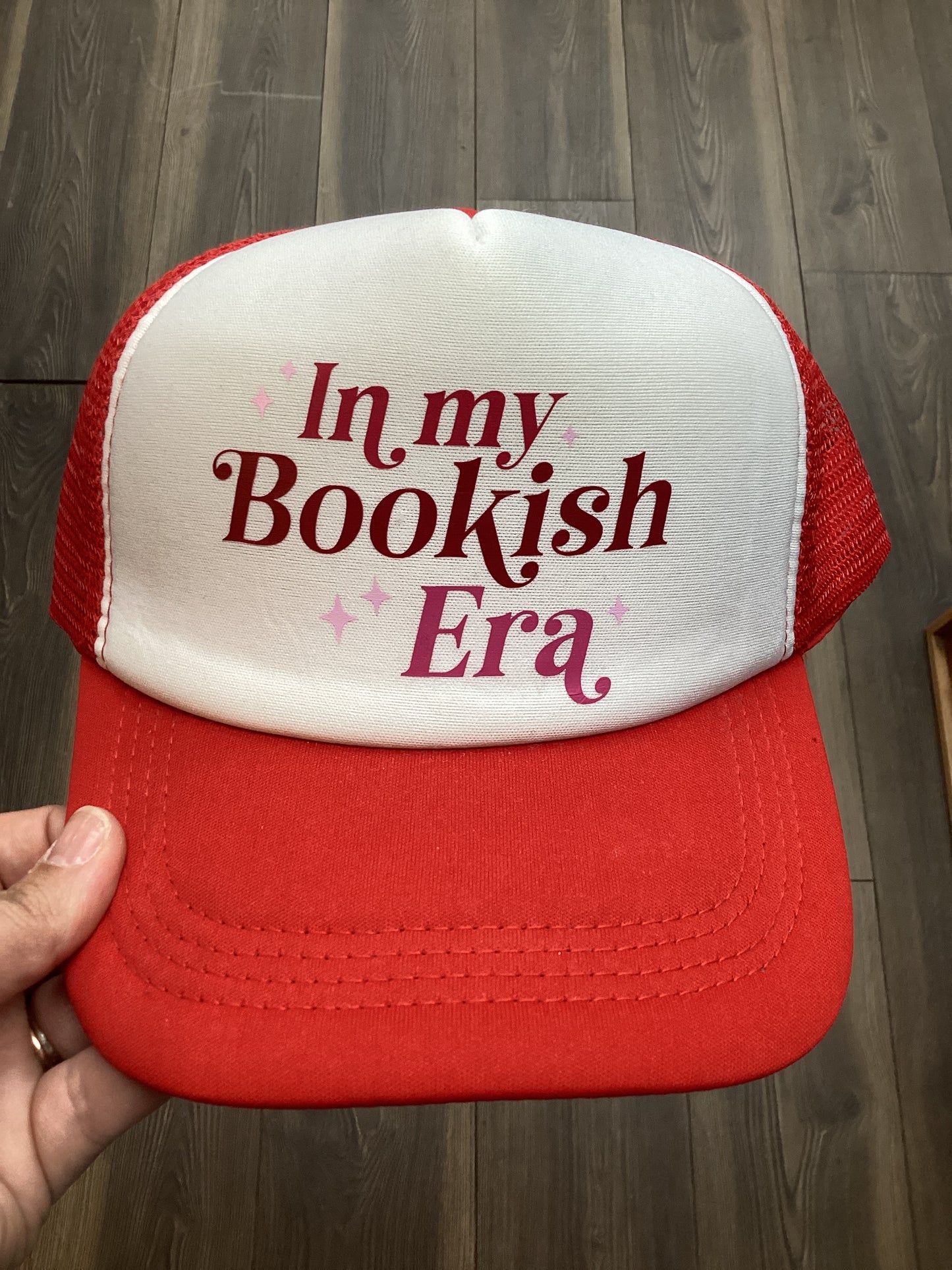 In my bookish era trucker hat