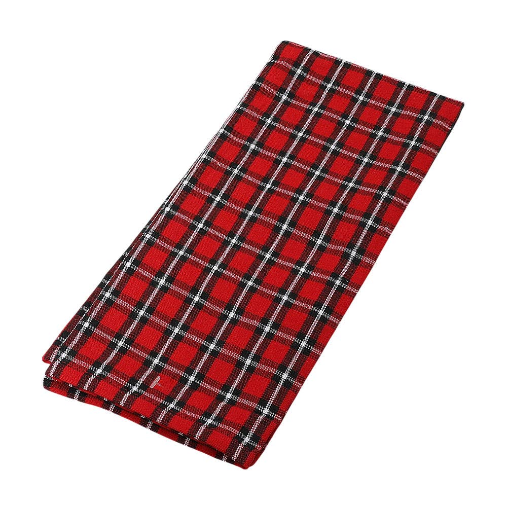 Holiday Classic Checkered Pattern Kitchen Towel