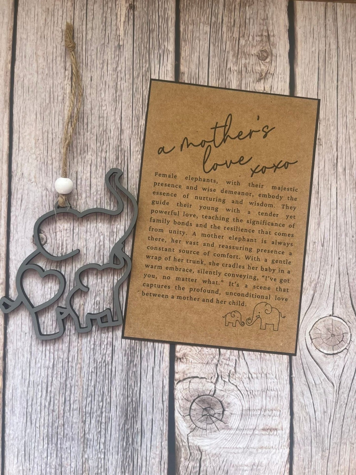 Motherhood - car charm or ornament