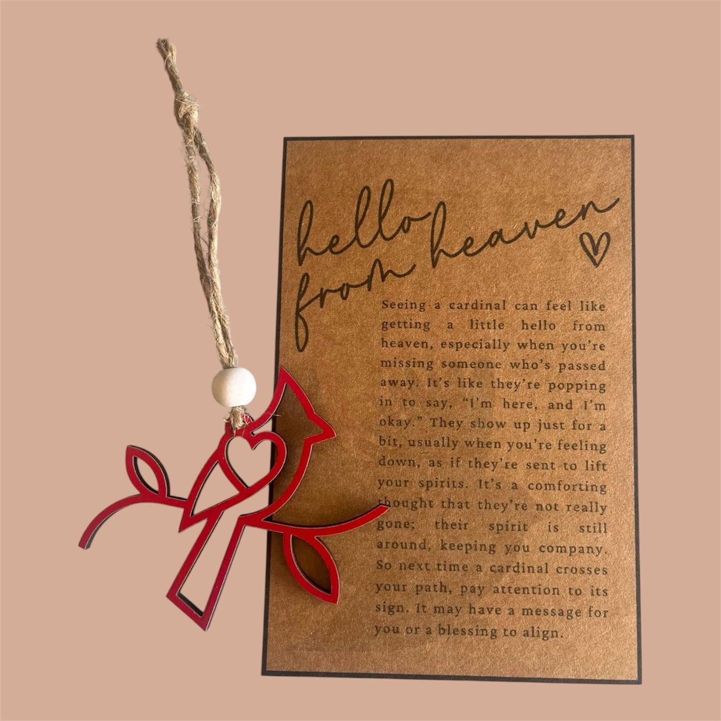Hello From Heaven Ornament