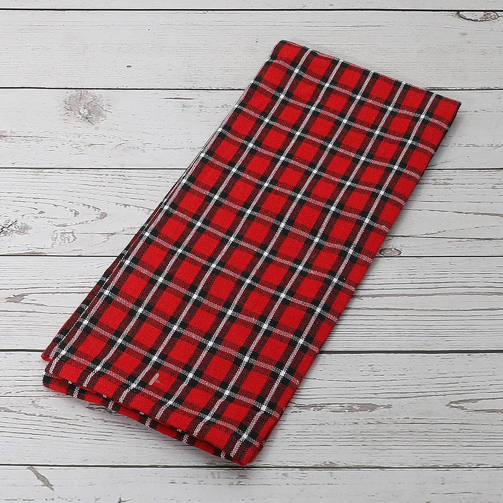 Holiday Classic Checkered Pattern Kitchen Towel