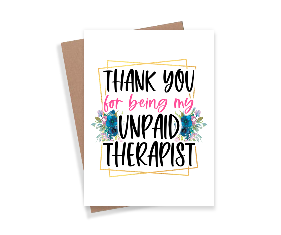 Unpaid Therapist Card