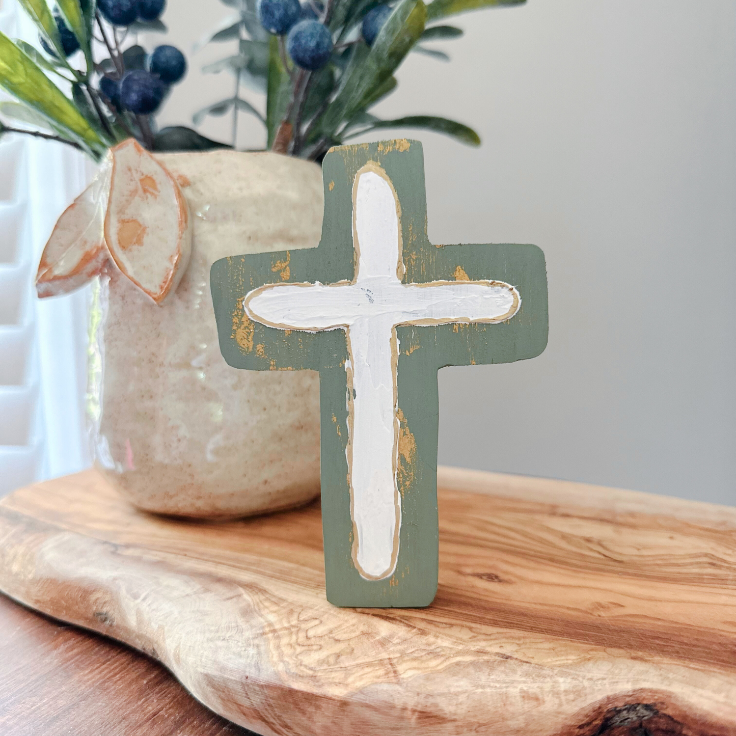 Chunky Wood Cross