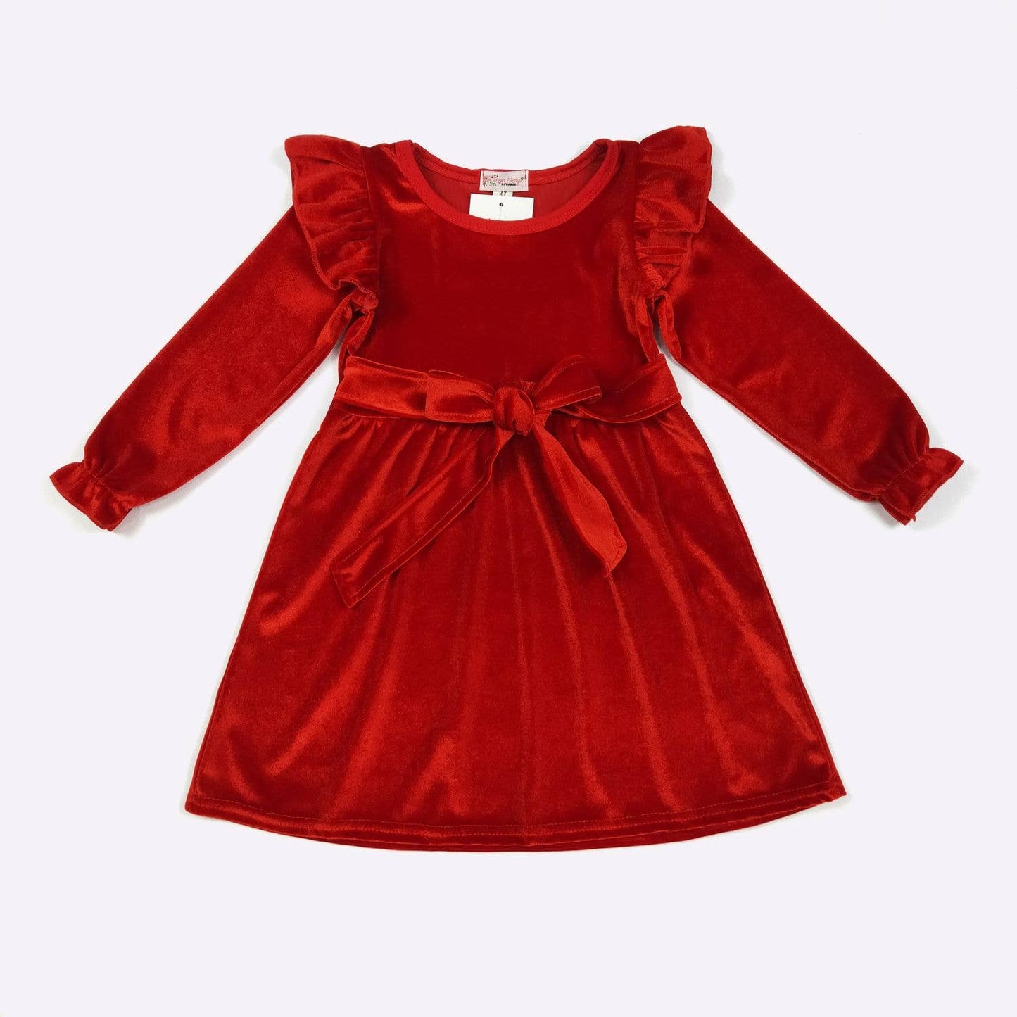 Red Velvet Girls Dress