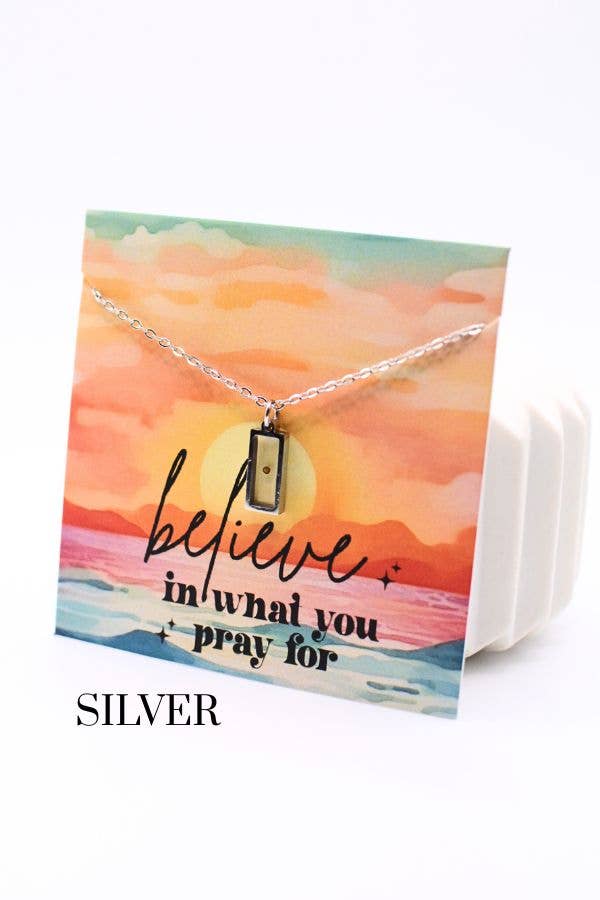 Mustard Seed Necklace – Believe in What You Pray For, Faith