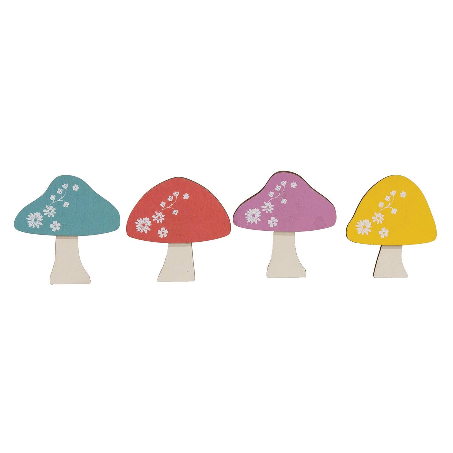 Floral Mushroom Magnets