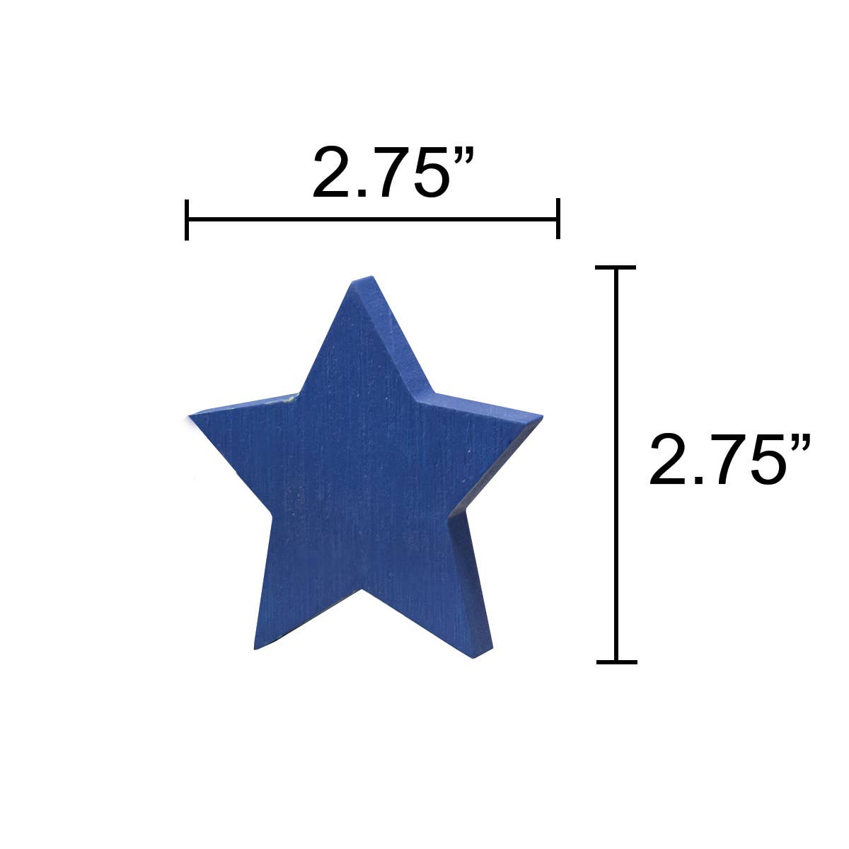 3/Set, Wooden Red, White, & Blue Star Bundle