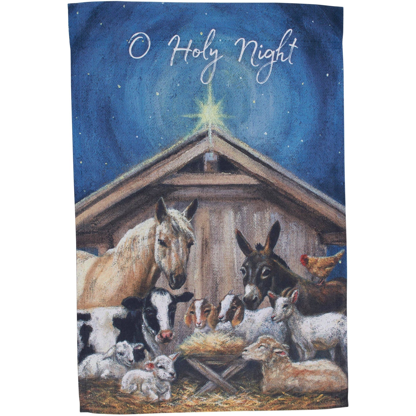 O Holy Night Garden Flag