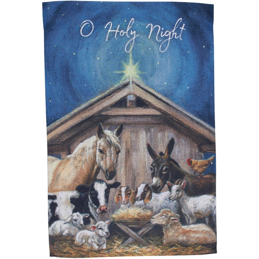 O Holy Night Garden Flag