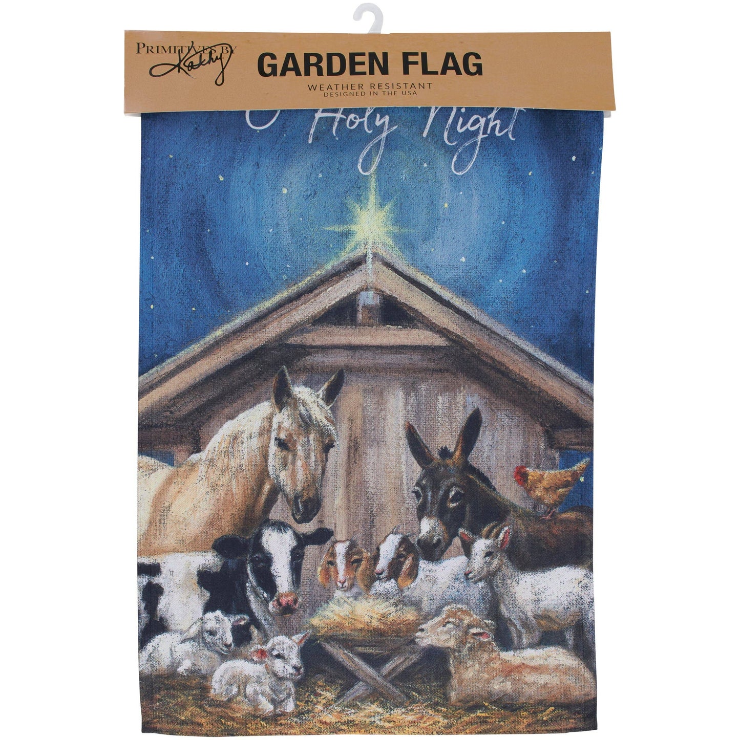 O Holy Night Garden Flag