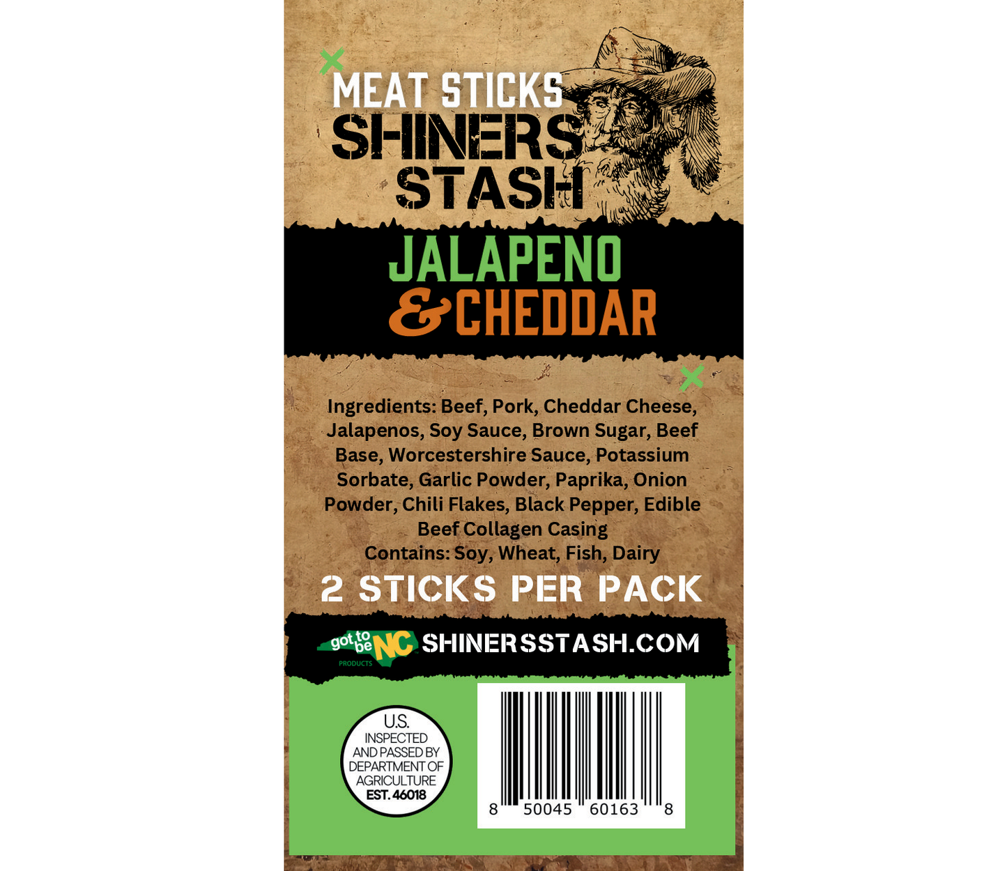 Jalapeno & Cheddar Meat Sticks