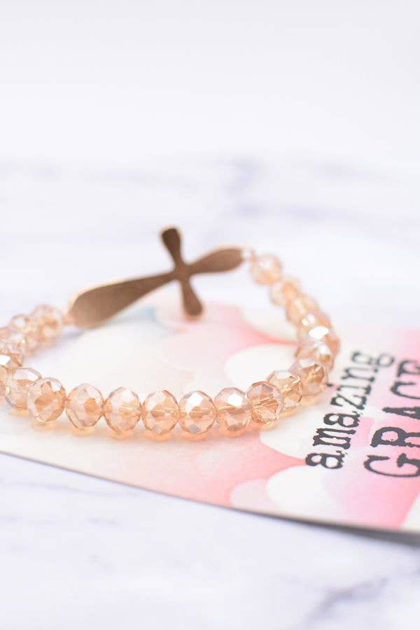 Amazing Grace Cross Bracelet