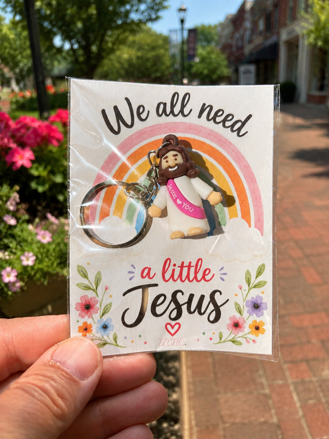 Little Jesus Keychain Keepsake
