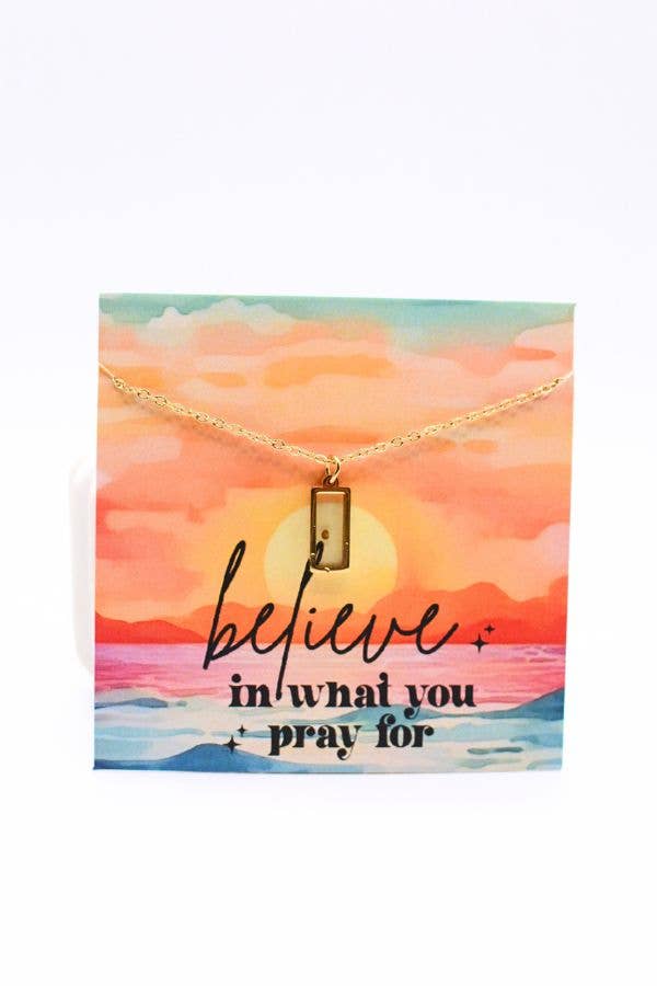 Mustard Seed Necklace – Believe in What You Pray For, Faith