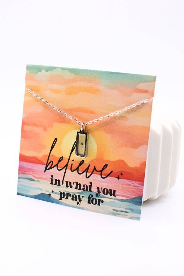 Mustard Seed Necklace – Believe in What You Pray For, Faith
