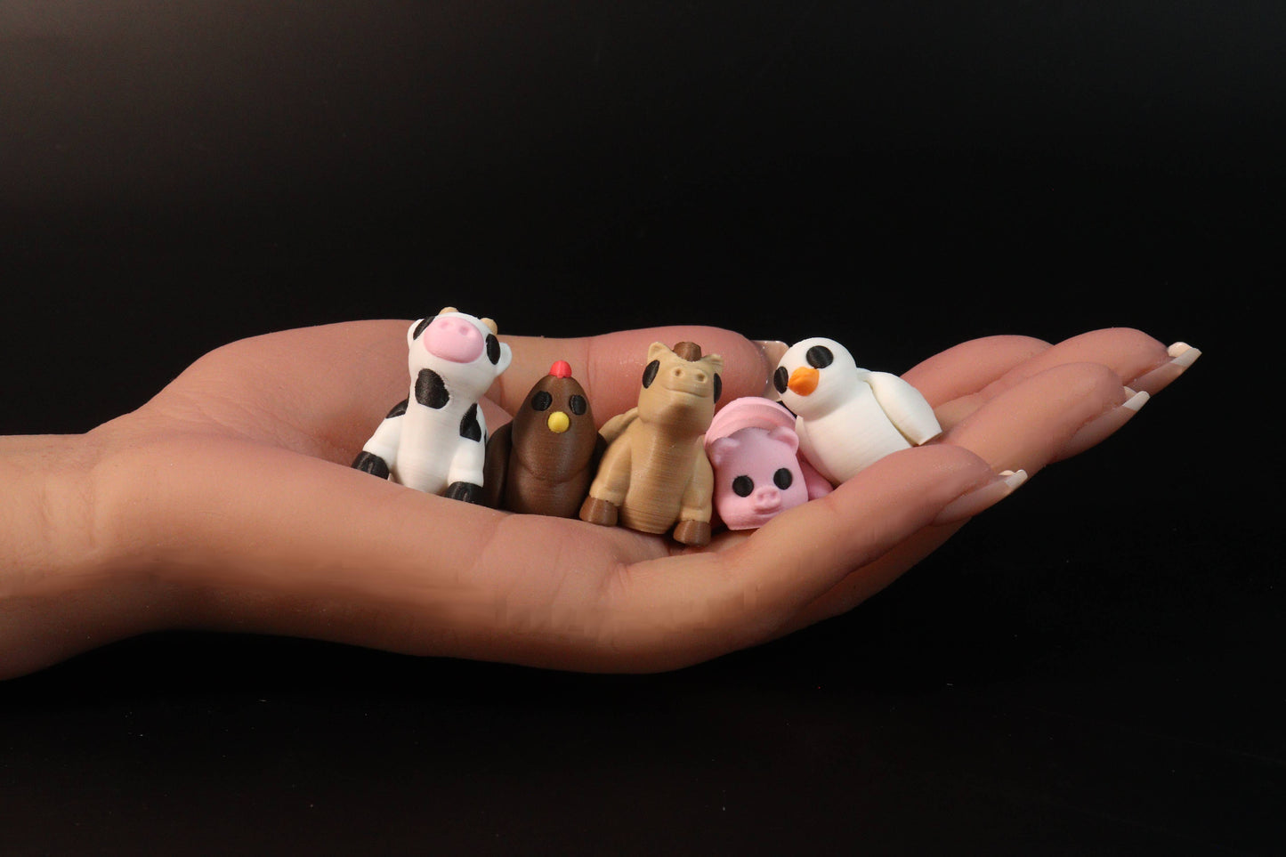 3D Printed Animals – Adventure Minis Farm Set