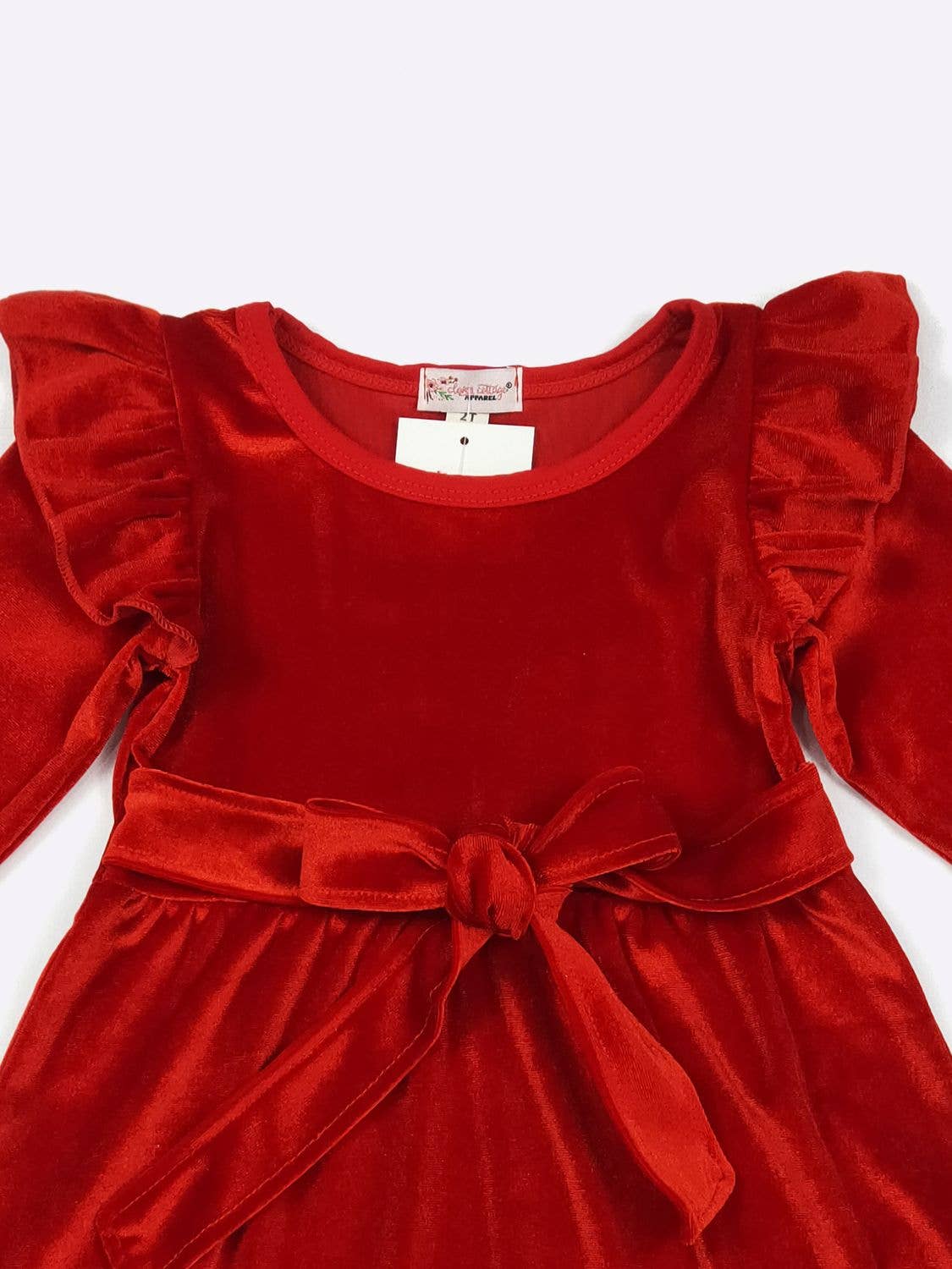 Red Velvet Girls Dress