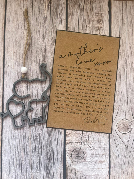 Motherhood - car charm or ornament