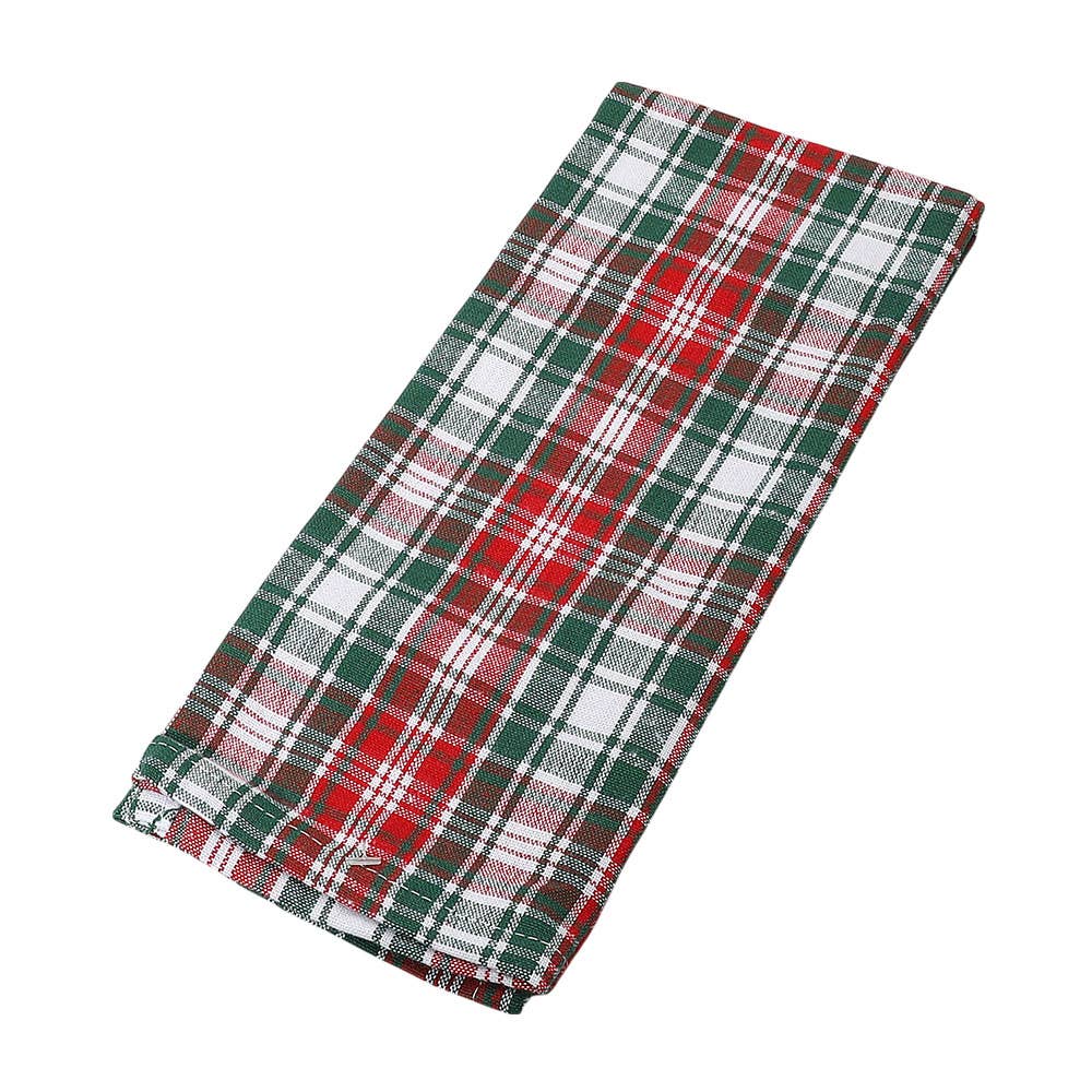 Holiday Classic Checkered Pattern Kitchen Towel
