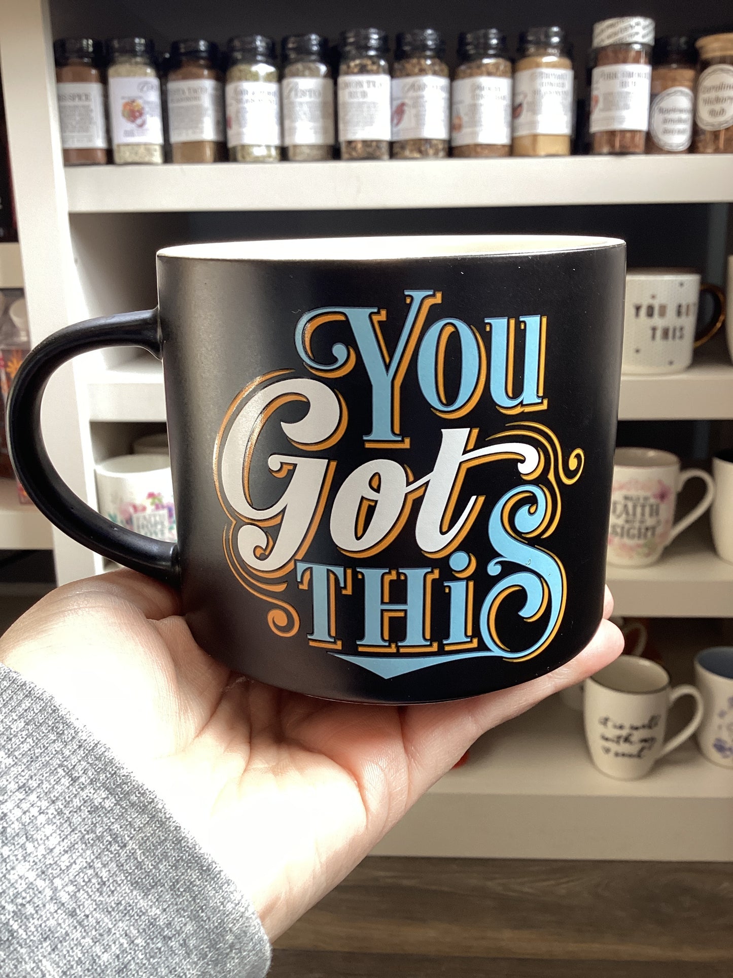 You got this-Black mug