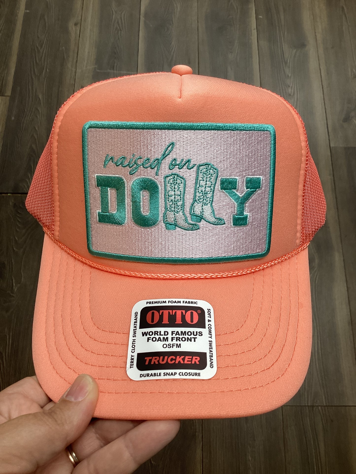 Raised on dolly Trucker hat