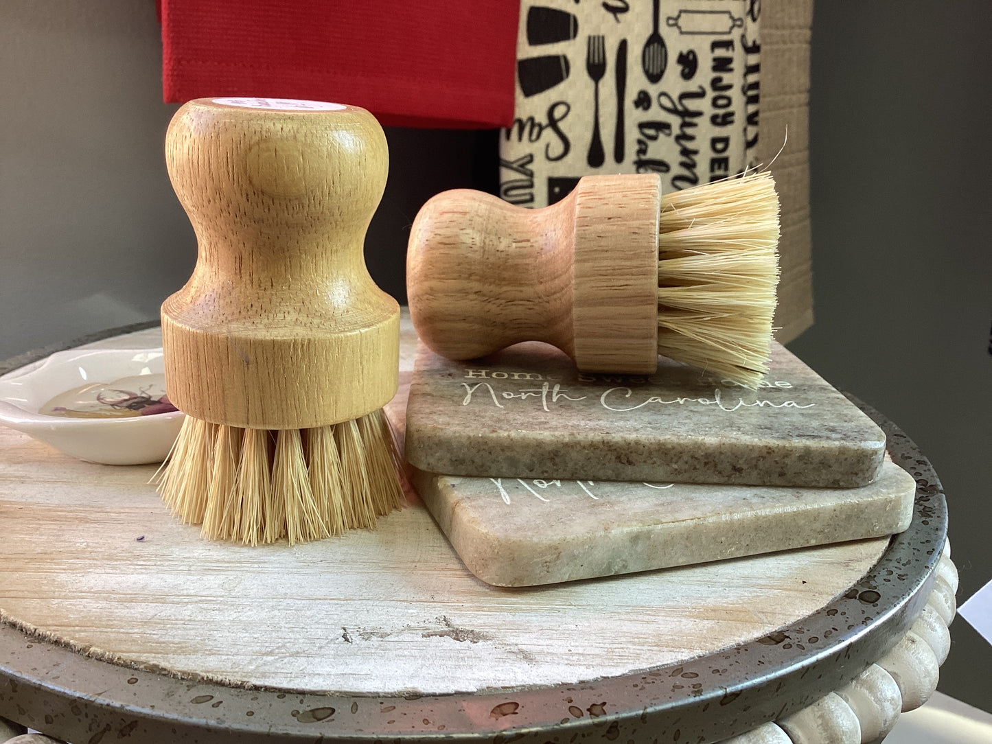 Bamboo scrubber