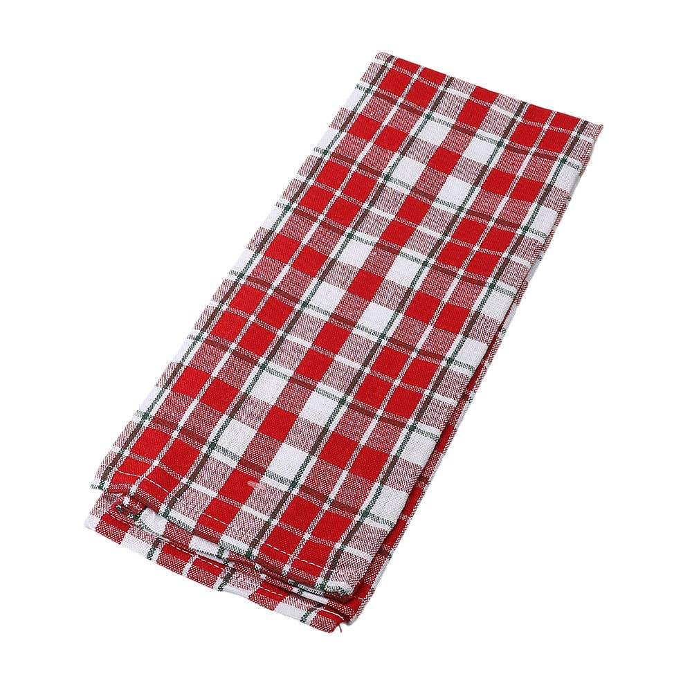 Holiday Classic Checkered Pattern Kitchen Towel
