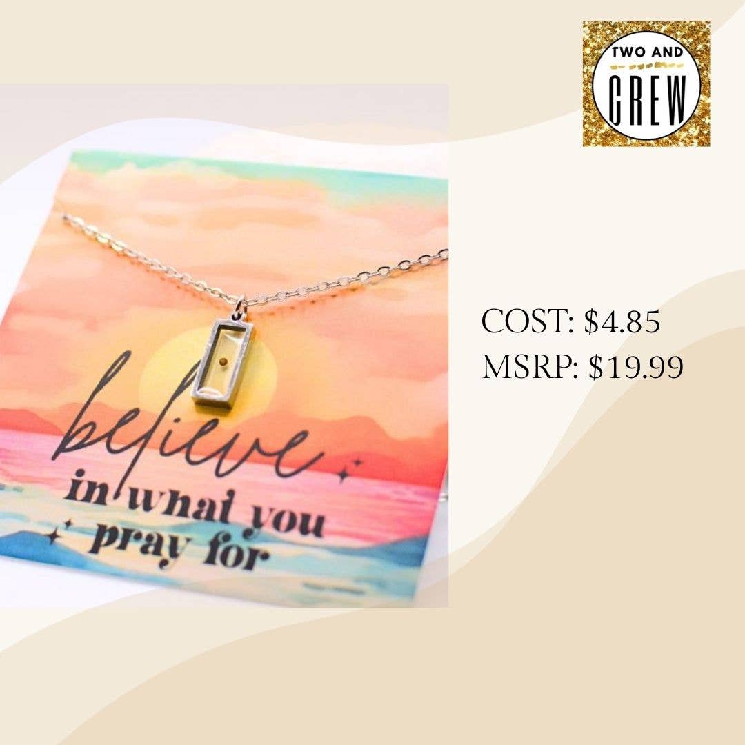 Mustard Seed Necklace – Believe in What You Pray For, Faith