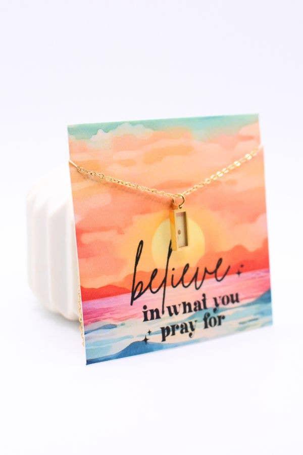 Mustard Seed Necklace – Believe in What You Pray For, Faith