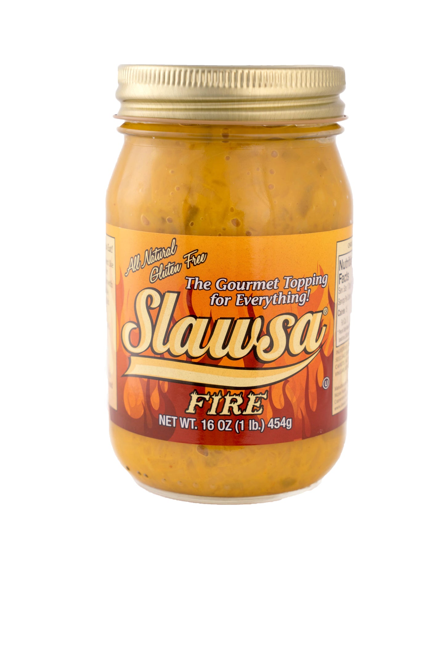 Slawsa Habanero Fire Gourmet Relish, 17.8 oz