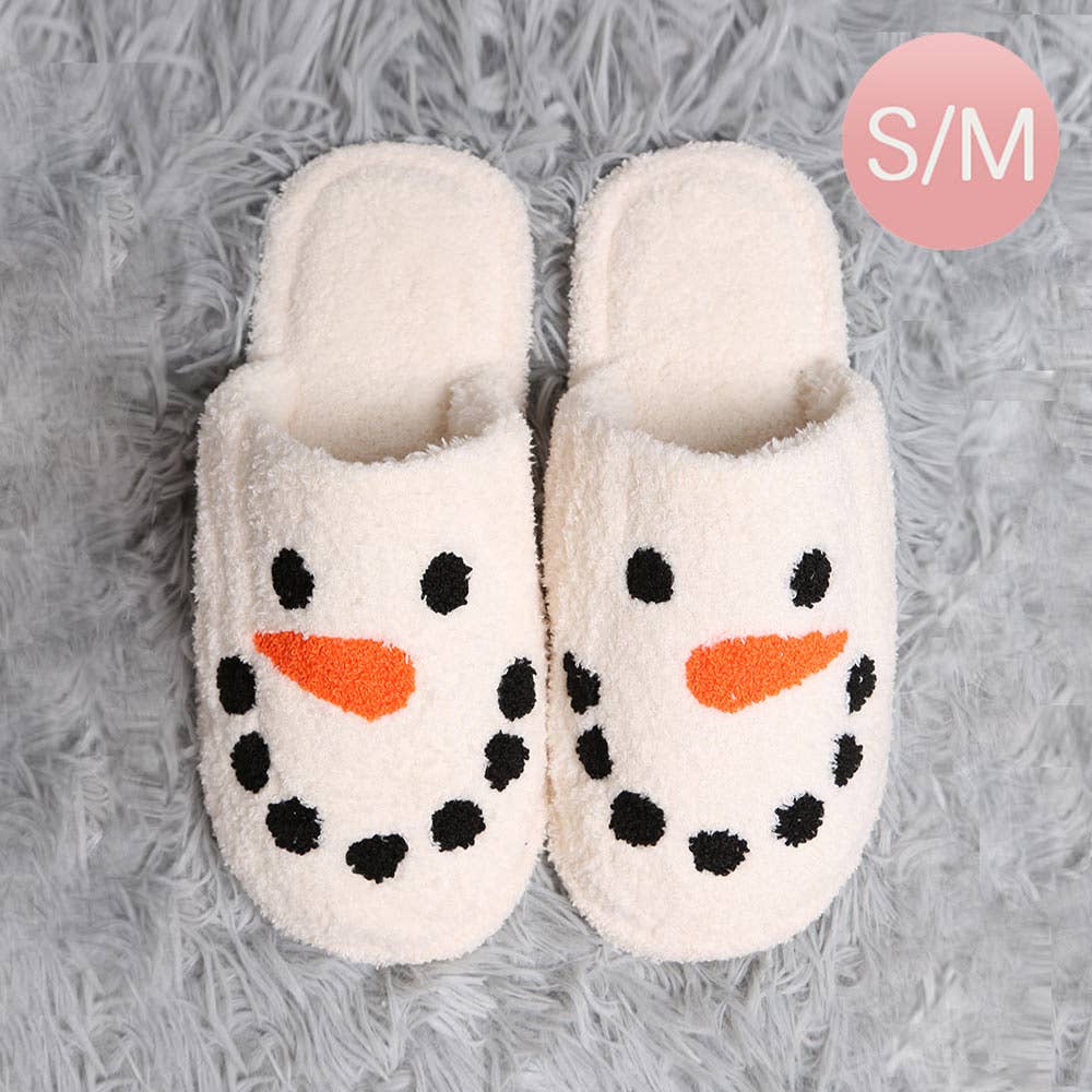 Snowman Slippers