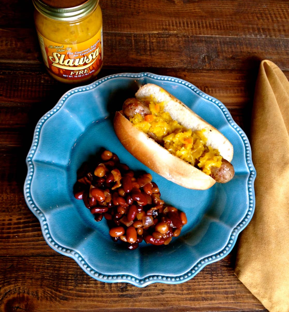 Slawsa Habanero Fire Gourmet Relish, 17.8 oz