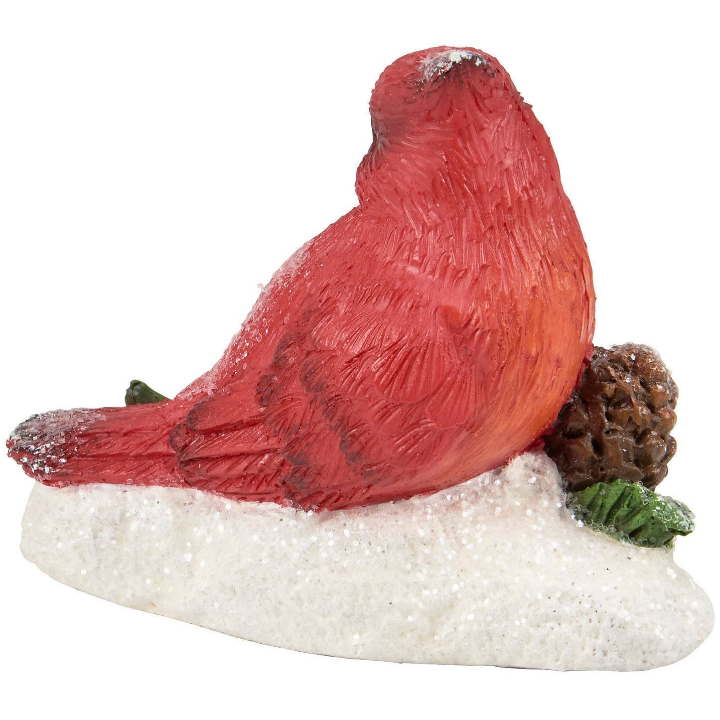 Perched Cardinal Figurine