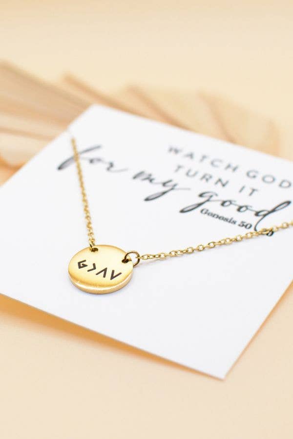 God Is Greater Gold Necklace