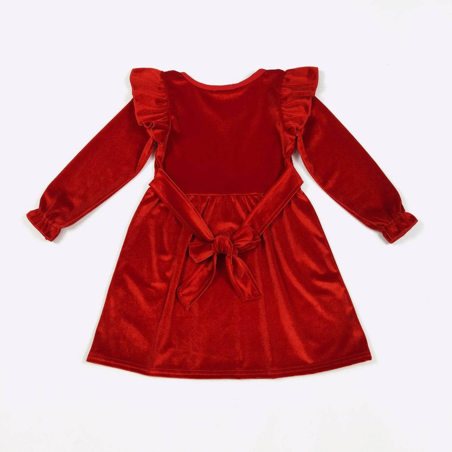 Red Velvet Girls Dress