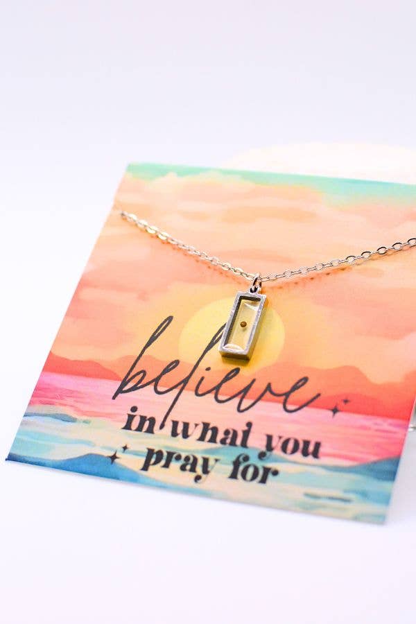Mustard Seed Necklace – Believe in What You Pray For, Faith