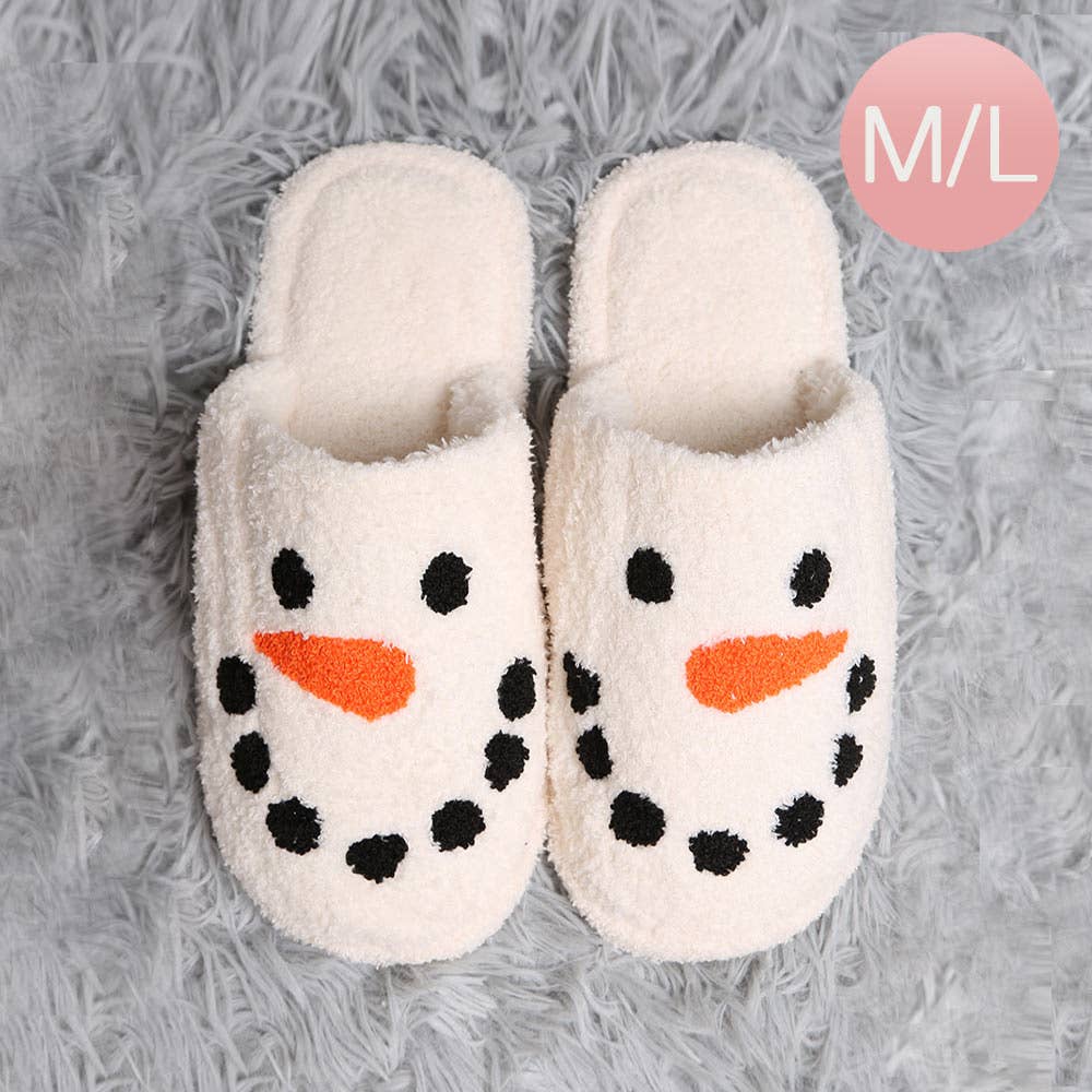 Snowman Slippers